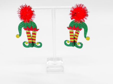 POM POM ELF EARRINGS Hot on Sale