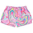 COLOR SWIRL PLUSH SHORTS Fashion