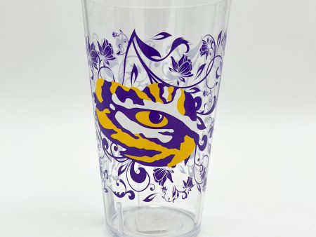 24OZ LSU FLORAL TRTN SINGLE Cheap