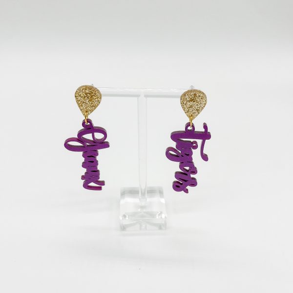 GEAUX TIGERS EARRINGS Supply