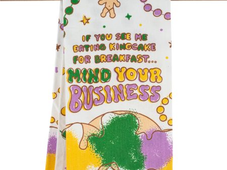 SEE EATING KING CAKE TOWEL For Cheap