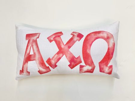 ALPHA CHI OMEGA WATERCOLOR PILLOW Online