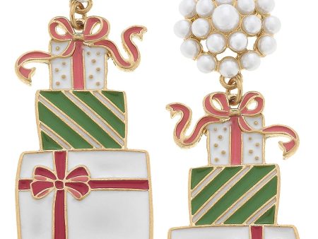 STACKED PRESENTS EARRINGS Discount