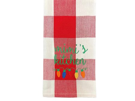 MIMIS KITCHEN WITH LIGHTS TOWEL Online