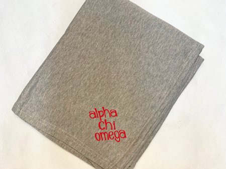 ALPHA CHI OMEGA BLANKET For Cheap