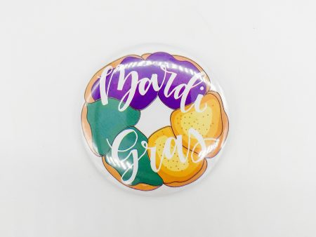 MARDI GRAS BUTTON KING CAKE Sale