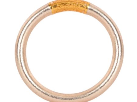 CHAMPAGNE TZUBBIE ALL WEATHER BANGLE SERENITY PRAYER BRACELET Online now