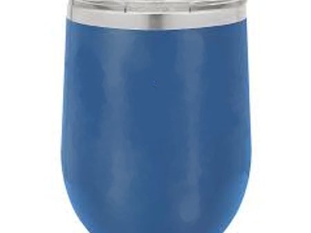 12 OZ BLUE STEMLESS WINE TUMBLER Sale