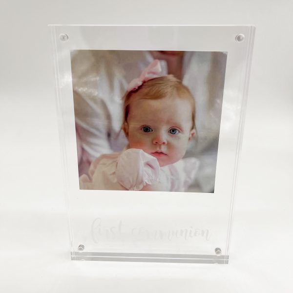 ACRYLIC FRAME FIRST COMMUNION For Cheap